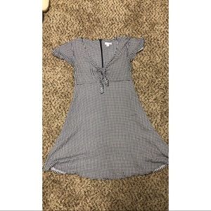 Checkered dress from Xhiliration